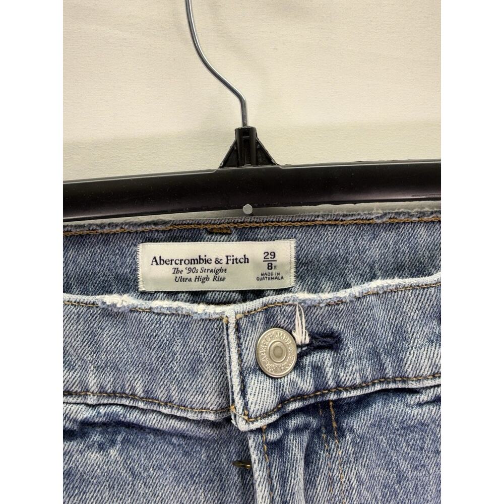 Abercrombie & Fitch- The Ankle Straight Ultra High Rise Women’s Jeans Size 29R - Picture 5 of 6